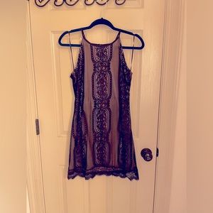 Black Lace Cocktail Dress
